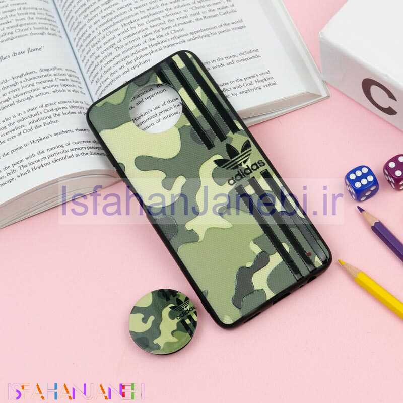 اصفهان جانبی-قاب فانتزی برجسته + پاپ سوکت طرح ارتشی Xiaomi Redmi Note 9T سری F