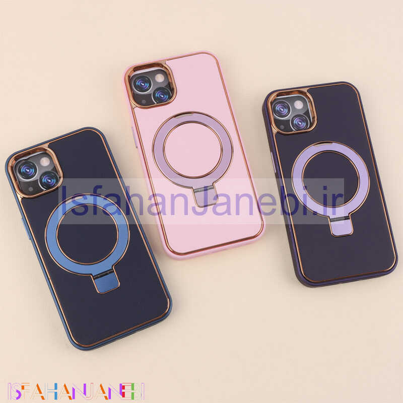 اصفهان جانبی-قاب چرم استندشو آیفون 13 / 14