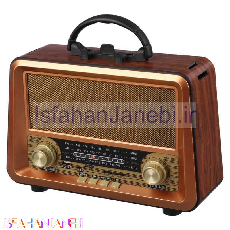اصفهان جانبی-رادیو اسپیکر بلوتوثی رم و فلش خور Golon RX-BT1006