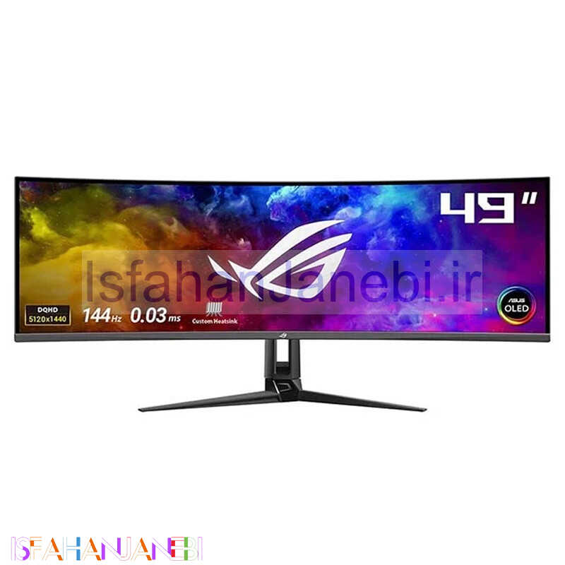 اصفهان جانبی-مانیتور گیمینگ ایسوس ROG Strix PG49WCD سایز 49 اینچ