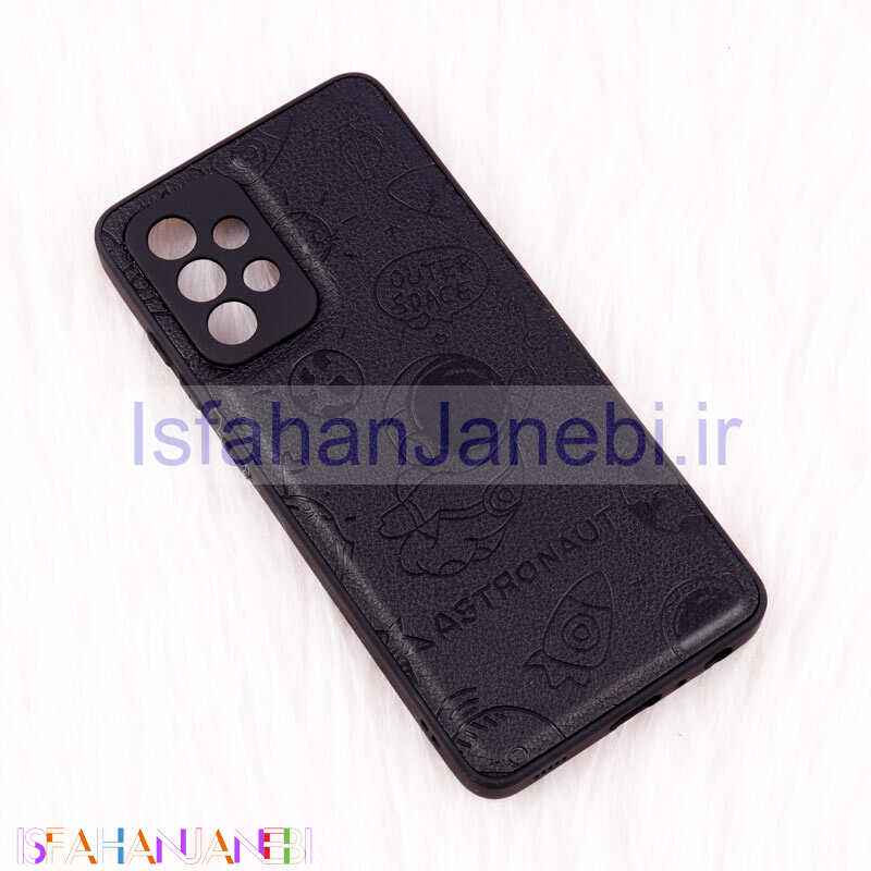 اصفهان جانبی-قاب ضد ضربه چرمی Astronaut محافظ لنزدار Samsung Galaxy A52 / A52s
