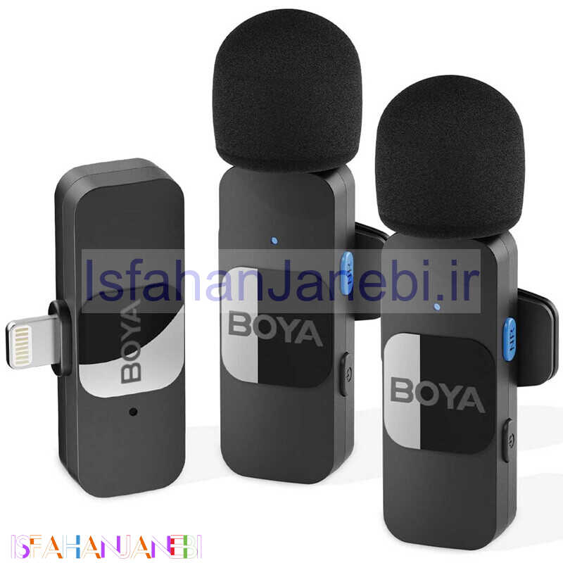 اصفهان جانبی-میکروفون یقه ای بی سیم Boya BY-V2