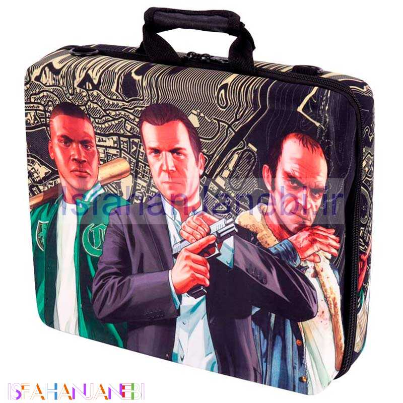 اصفهان جانبی-کیف کنسول بازی PS4 طرح GTA V