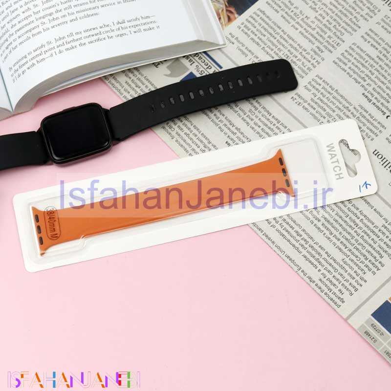 اصفهان جانبی-بند سیلیکونی اپل واچ یک تکه 38/40mm