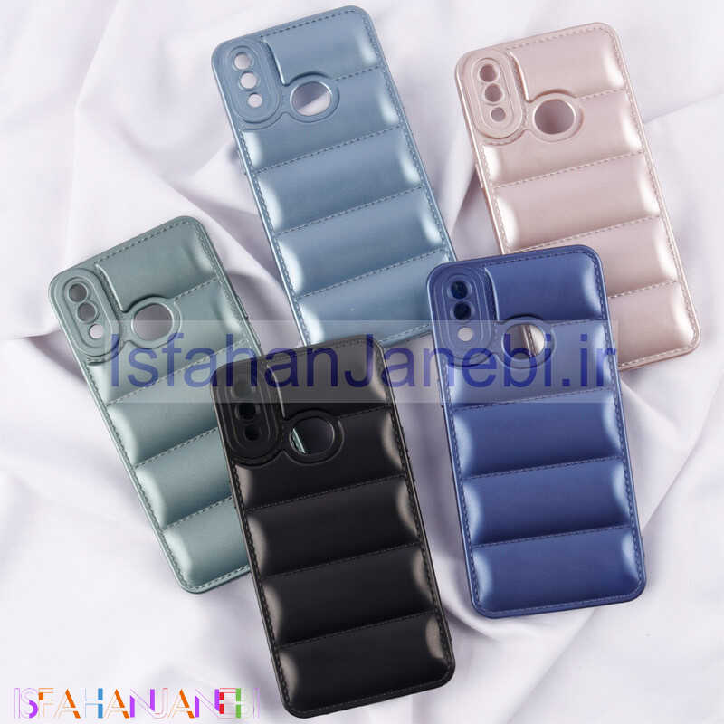 اصفهان جانبی-قاب پافر ژله ای براق محافظ لنزدار Samsung Galaxy A10s