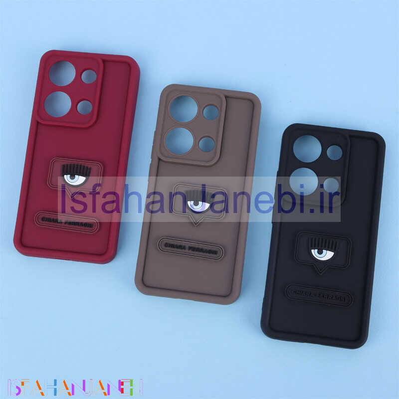 اصفهان جانبی-قاب سولید Chiara Ferragni محافظ لنزدار Xiaomi Redmi Note 13 Pro 4G