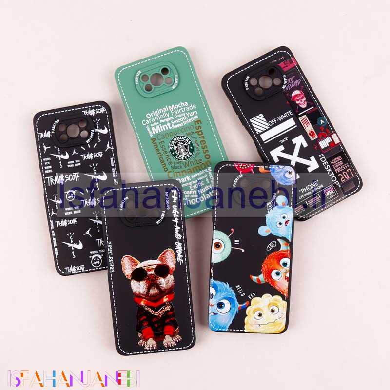 اصفهان جانبی-قاب محافظ لنزدار طرح دوخت Xiaomi Poco X3