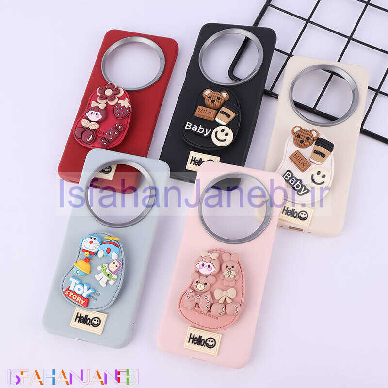 اصفهان جانبی-قاب چرمی ژله ای Leather شیائومی Redmi A4 پاپ سوکت دار