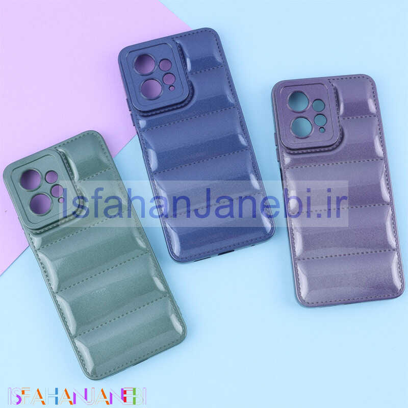 اصفهان جانبی-قاب پافر اکلیلی ژله ای محافظ لنزدار Xiaomi Redmi Note 12 4G