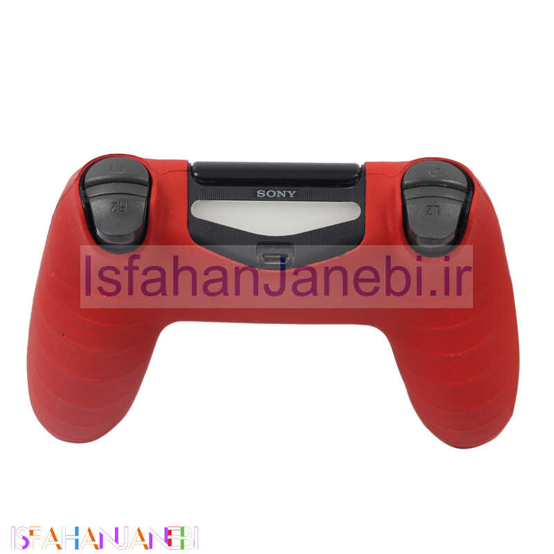 اصفهان جانبی-روکش دسته بازی PS4 + آنالوگ طرح WOLFENSTEIN قرمز مشکی