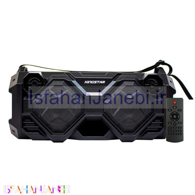 اصفهان جانبی-اسپیکر بلوتوثی رم و فلش خور KingStar KBS335 + ریموت کنترل