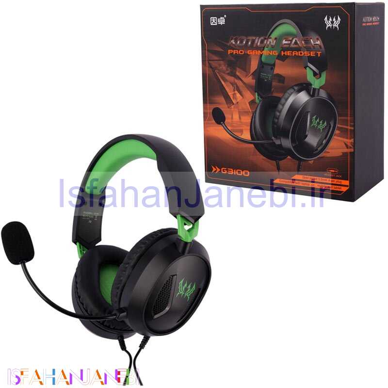اصفهان جانبی-هدست گیمینگ سیم دار Kotion Each G3100