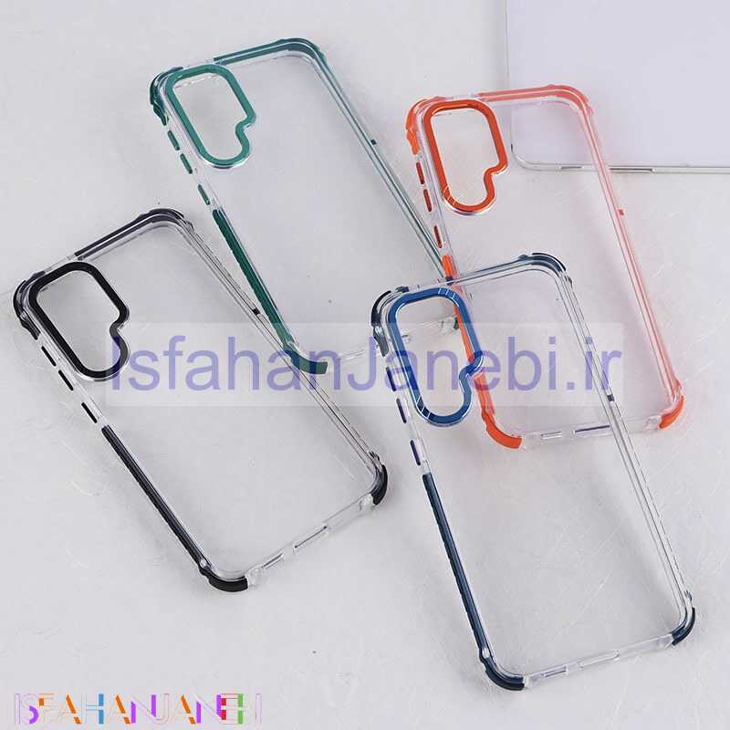 اصفهان جانبی-قاب شفاف Magic Mask سامسونگ Galaxy S24 FE دور رنگی