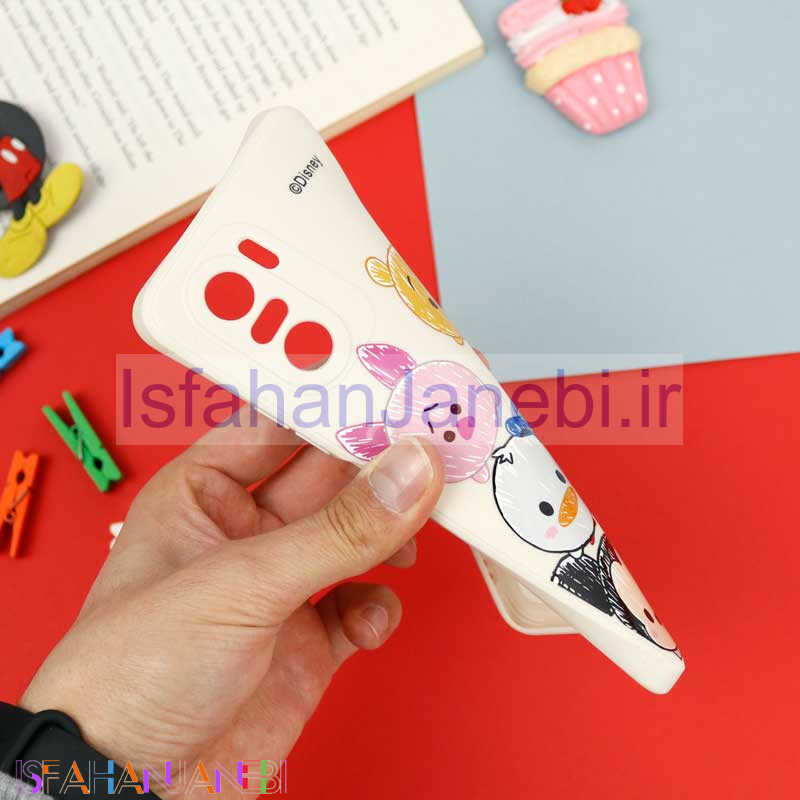 اصفهان جانبی-قاب سیلیکونی سفید محافظ لنزدار طرح دیزنی دخترانه Xiaomi Poco F3