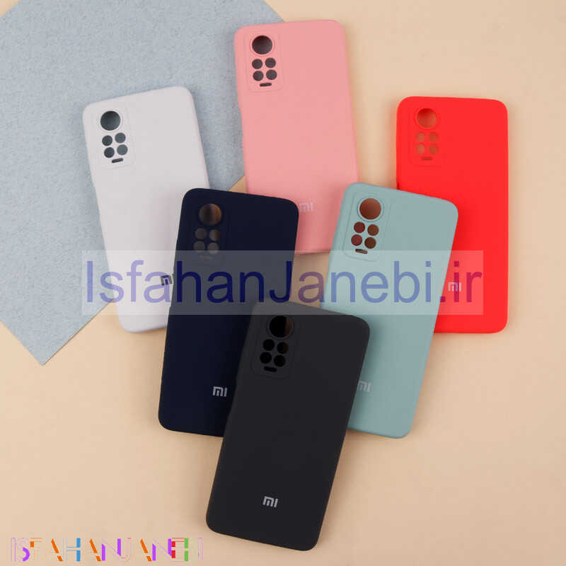 اصفهان جانبی-قاب سیلیکونی اصلی زیربسته شیائومی Redmi Note 12 Pro 4G محافظ لنزدار