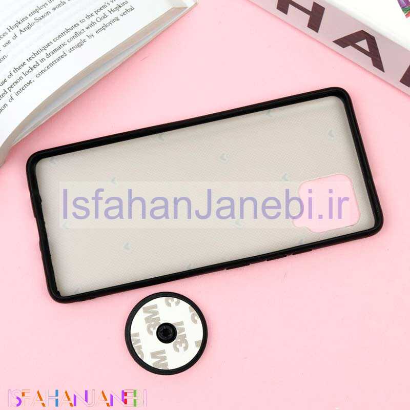 اصفهان جانبی-قاب فانتزی برجسته + پاپ سوکت طرح قلب سامسونگ Samsung Galaxy A42 5G سری F