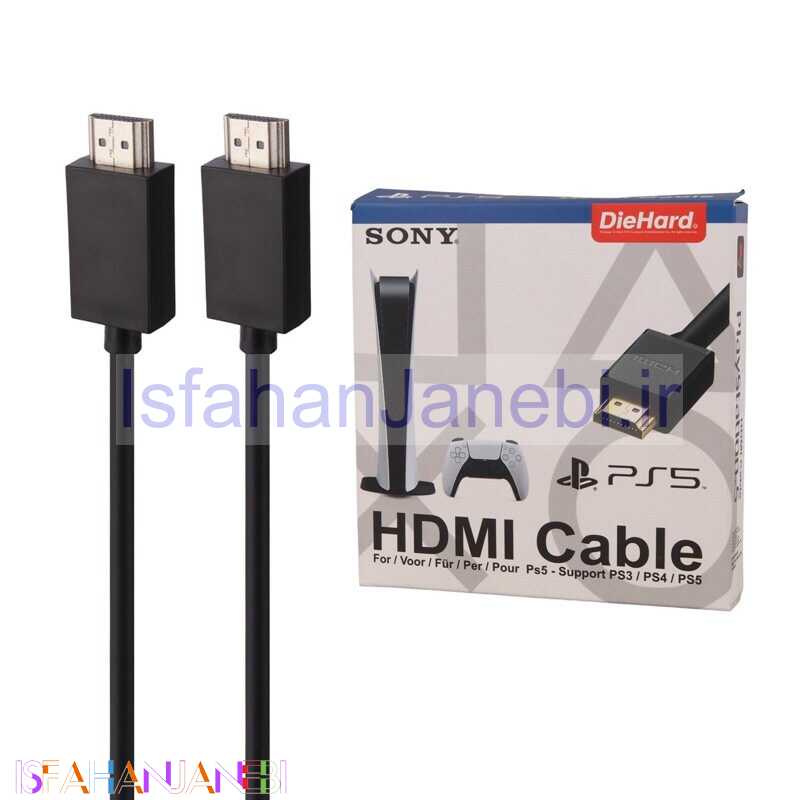 اصفهان جانبی-کابل DieHard HDMI 2m کنسول بازی PS5
