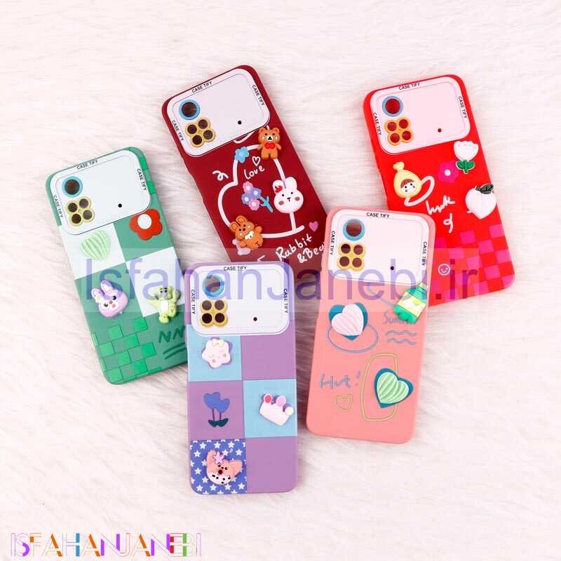 اصفهان جانبی-قاب عروسکی برجسته Pro Camera محافظ لنزدار Xiaomi Poco M4 Pro