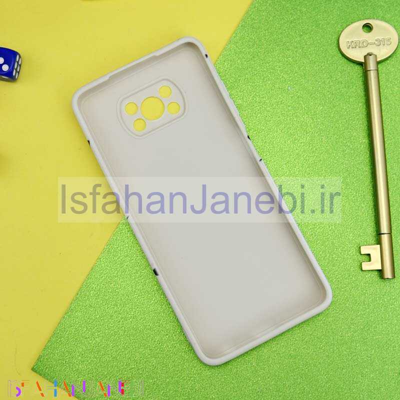 اصفهان جانبی-قاب سیلیکونی محافظ لنزدار طرح قلب Xiaomi Poco X3