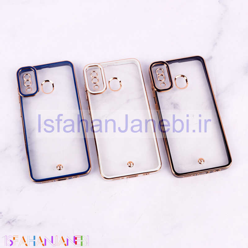اصفهان جانبی-قاب Space سامسونگ Galaxy A20 / A30 دور رنگی محافظ لنزدار