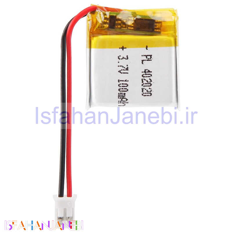 اصفهان جانبی-باتری لیتیوم 100mAh 22*20*4mm 402020