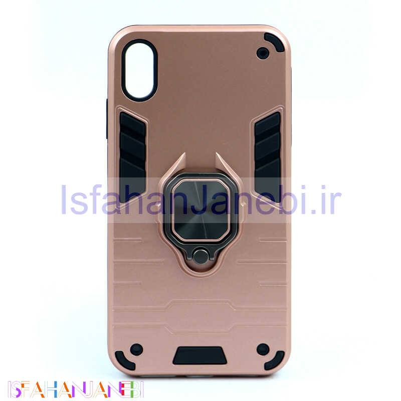 اصفهان جانبی-قاب ضد ضربه هولدر دار بتمن iPhone XS Max رزگلد