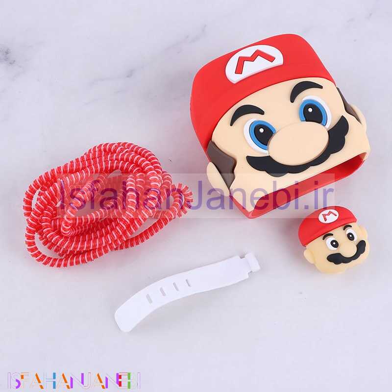 اصفهان جانبی-ست محافظ کابل و کلگی شارژر شیائومی طرح ماریو