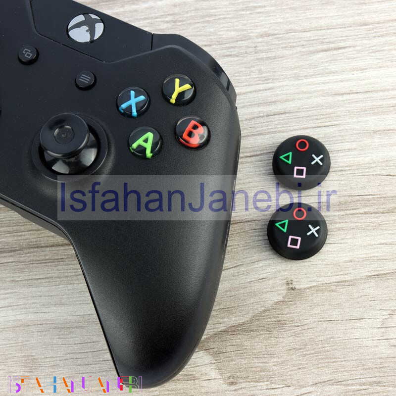 اصفهان جانبی-روکش آنالوگ دسته بازی Play Station/XBOX طرح لوگو دکمه بازی