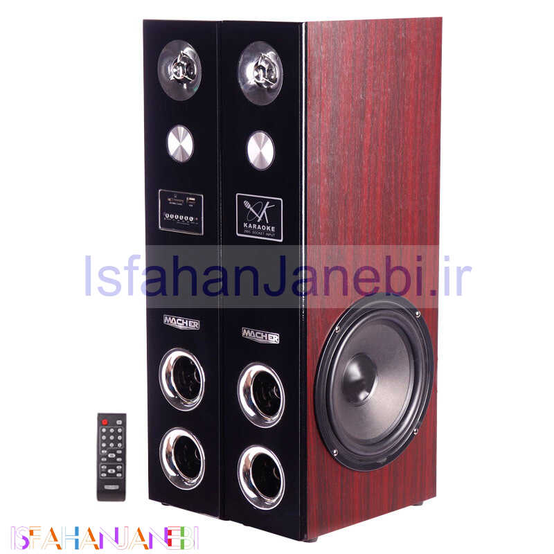 اصفهان جانبی-اسپیکر خانگی ایستاده Macher MR-2420 + ریموت کنترل