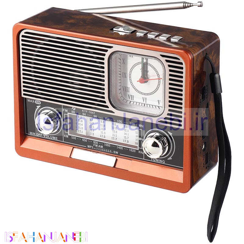 اصفهان جانبی-رادیو اسپیکر بلوتوثی رم و فلش خور KTF-1647