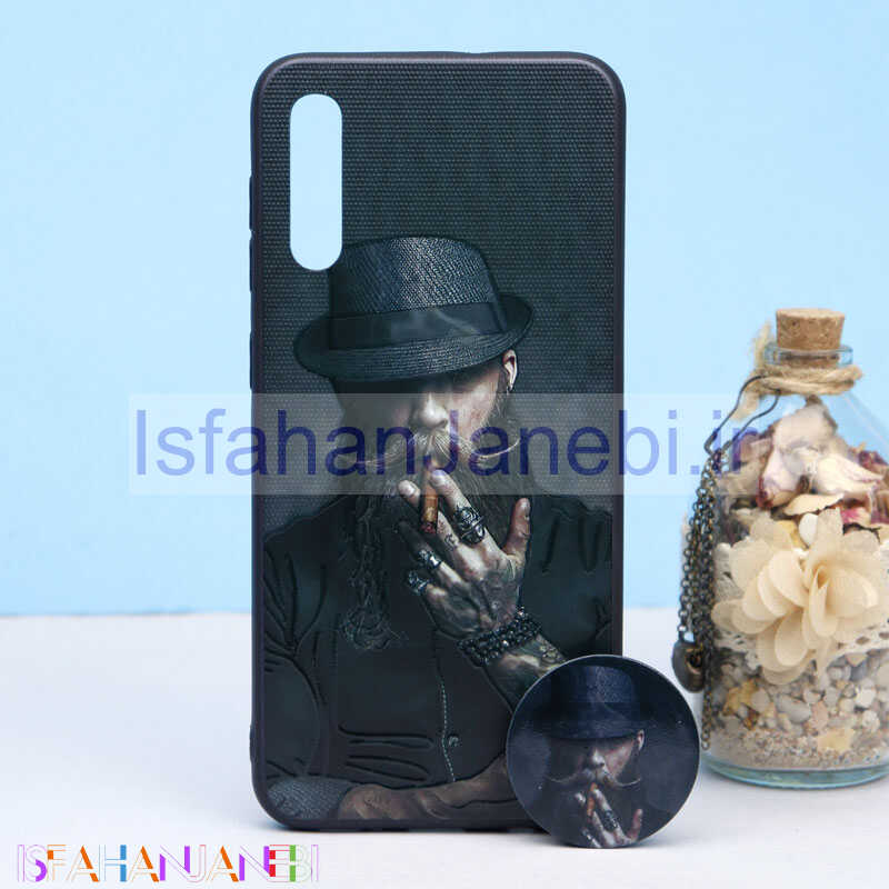 اصفهان جانبی-قاب طرحدار + پاپ سوکت Samsung A30s/A50s کد9 سری B
