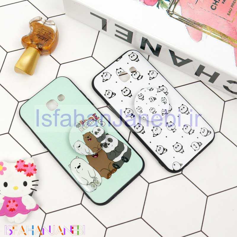 اصفهان جانبی-قاب فانتزی برجسته + پاپ سوکت طرح پاندا سامسونگ A5 2017 سری D