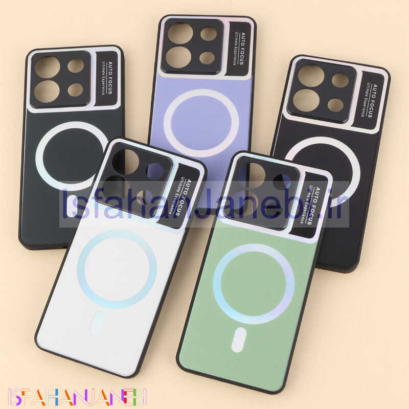 اصفهان جانبی-قاب مگ سیف PVD Auto Focus محافظ لنزدار Xiaomi Poco X6