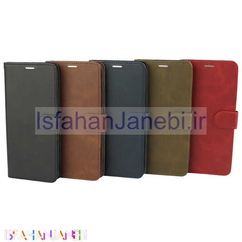 اصفهان جانبی-کیف چرمی مگنتی محافظ لنزدار سامسونگ Galaxy A03s