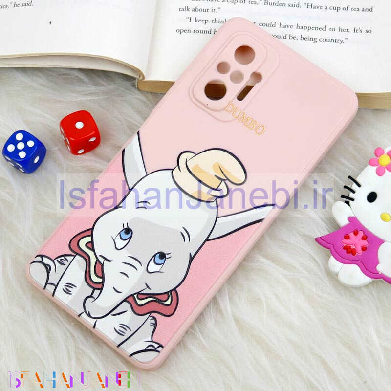 اصفهان جانبی-قاب سیلیکونی عروسکی محافظ لنزدار طرح دامبو Xiaomi Redmi Note 10 Pro