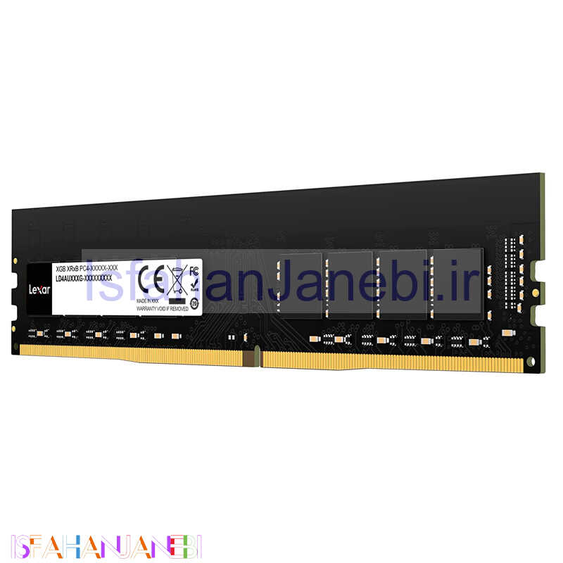 اصفهان جانبی-رم کامپیوتر Lexar LD4AU008G DDR4 8GB 3200MHz CL22 Single