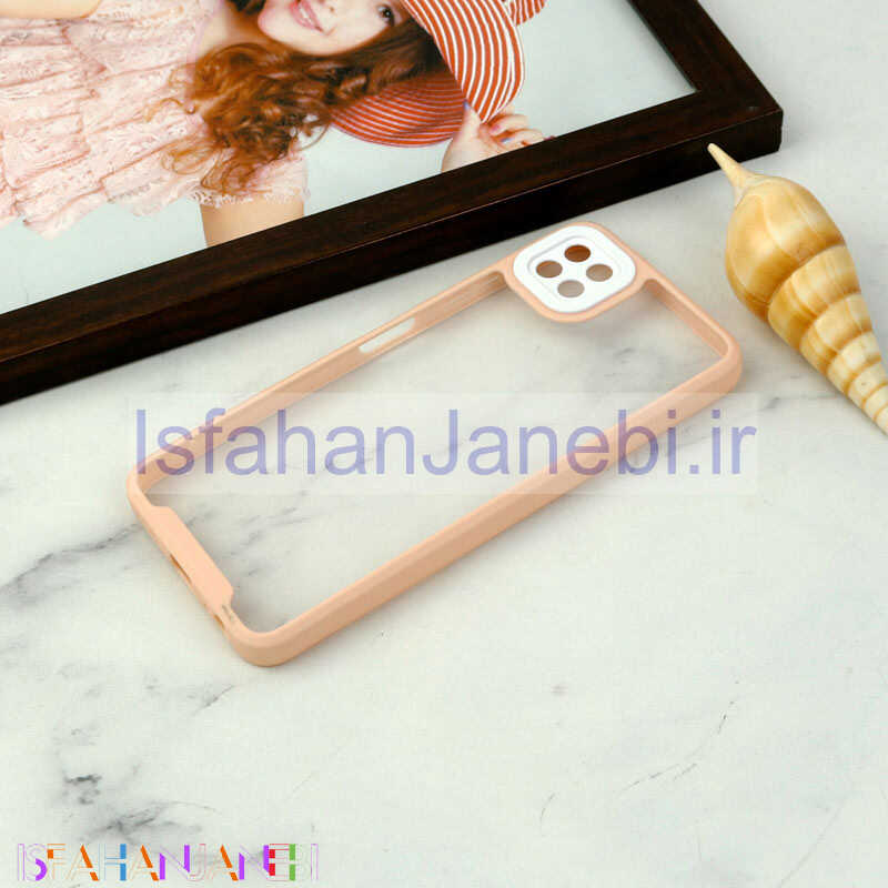 اصفهان جانبی-قاب ضد ضربه پشت شفاف Qsels محافظ لنزدار Samsung Galaxy A22 5G