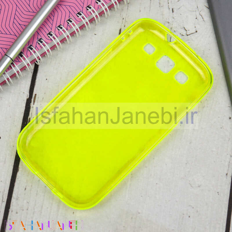 اصفهان جانبی-قاب ژله ای براق Samsung Galaxy S3 سبز