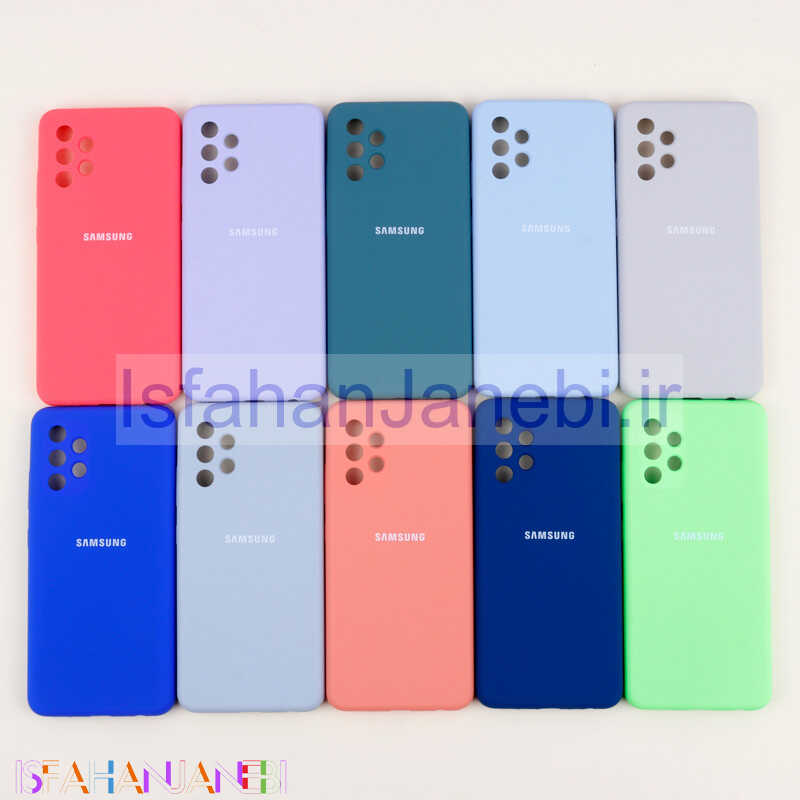 اصفهان جانبی-قاب سیلیکونی اصلی زیربسته سامسونگ A32 4G محافظ لنزدار