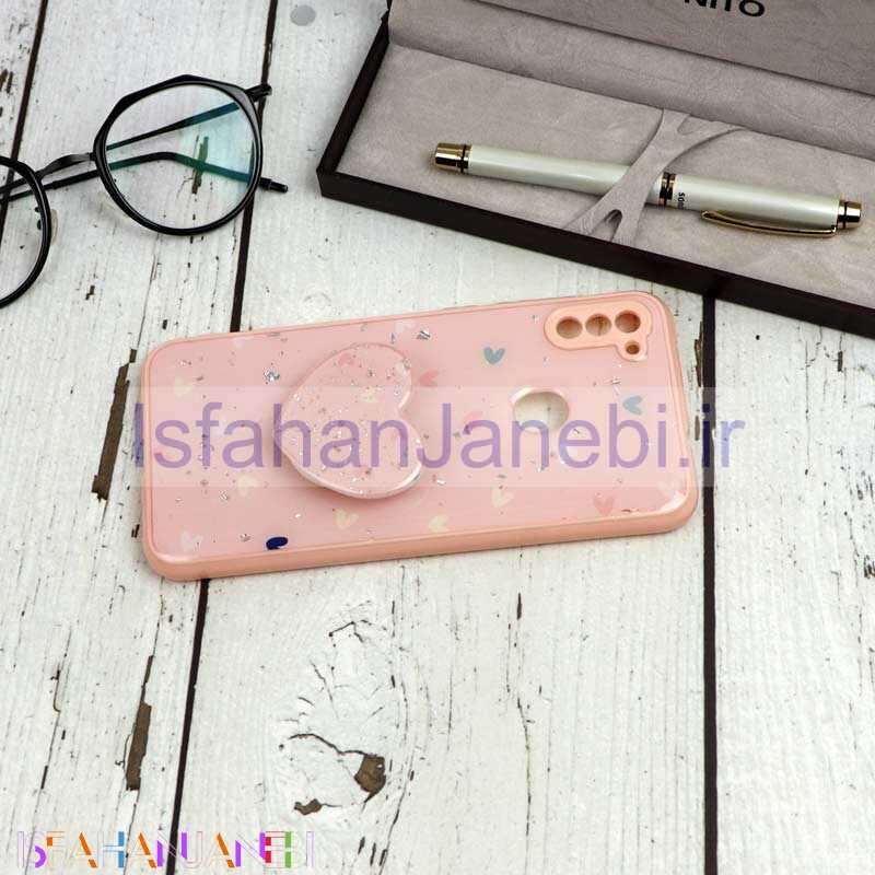 اصفهان جانبی-قاب محافظ لنزدار پاپ سوکت دار IMD صورتی Samsung A11