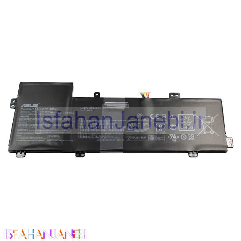 اصفهان جانبی-باتری اورجینال لپ تاپ ایسوس Asus Zenbook B31N1534 6Cell