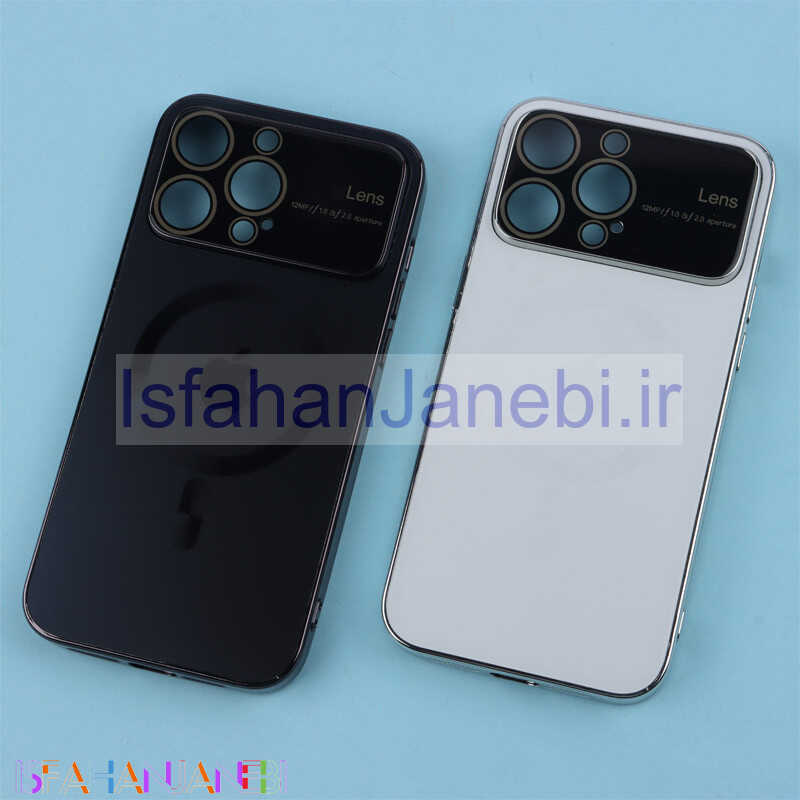 اصفهان جانبی-قاب مگ سیف مات Lens Aperture اورجینال محافظ لنزدار iPhone 15 Pro Max