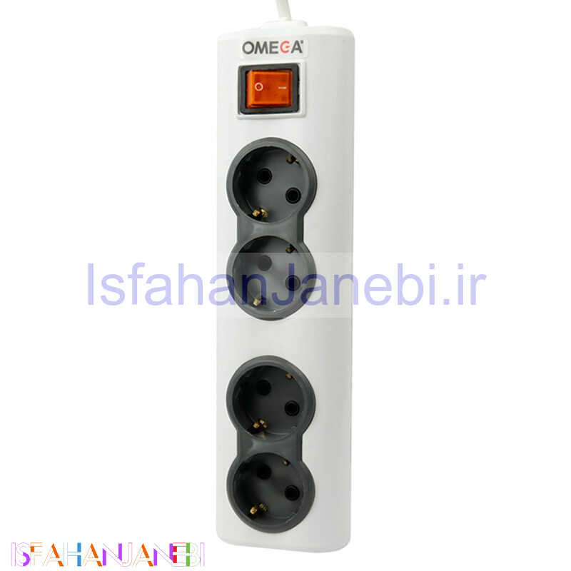 اصفهان جانبی-چند راهی 4 خانه ارت دار امگا R4000 با کابل 1٫5 متری