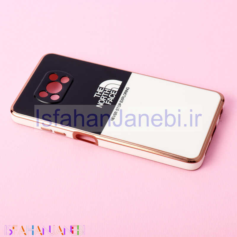 اصفهان جانبی-قاب دو رنگ سفید مشکی My Case محافظ لنزدار Xiaomi Poco X3