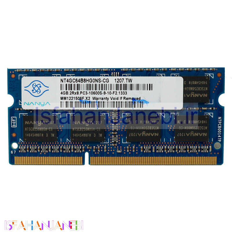 اصفهان جانبی-رم لپ تاپ نانیا Nanya DDR3 4GB 1333MHz