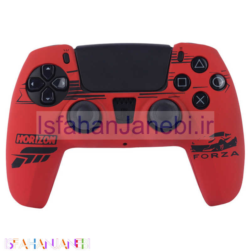 اصفهان جانبی-روکش دسته بازی PS5 طرح Forza Horizon قرمز مشکی
