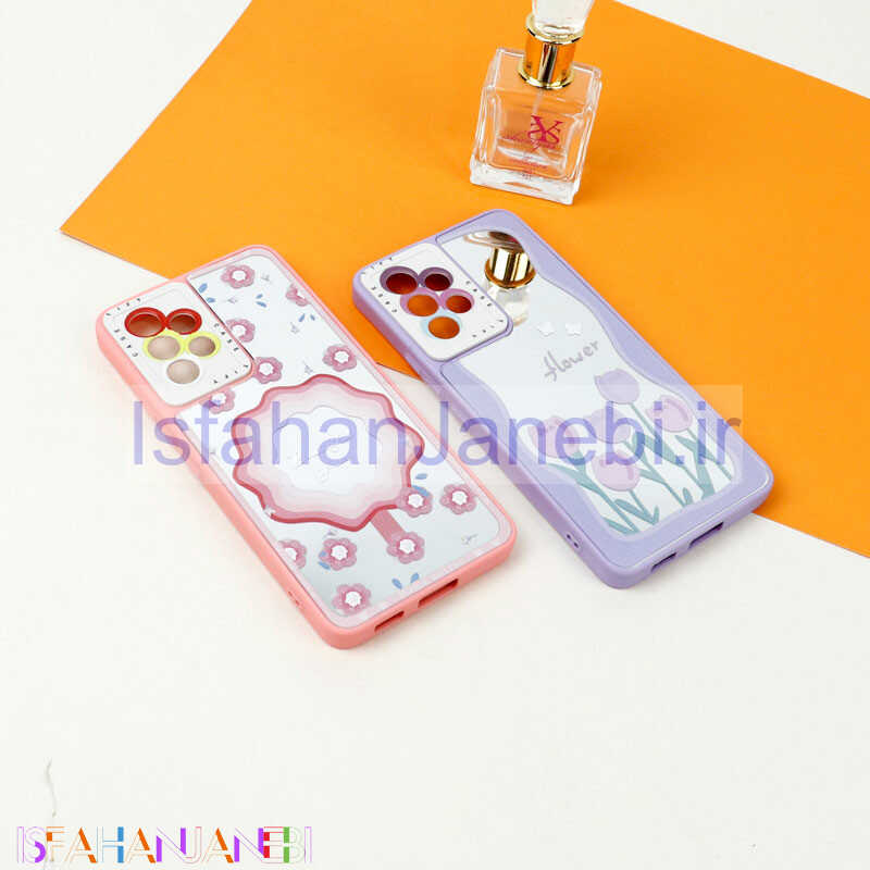 اصفهان جانبی-قاب آینه ای طرحدار محافظ لنزدار Samsung Galaxy A53 5G