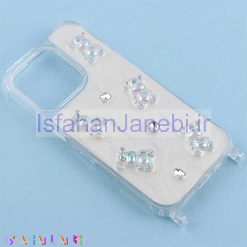 اصفهان جانبی-قاب اکلیلی Vip Max آیفون iPhone 16 Pro نگین دار فانتزی