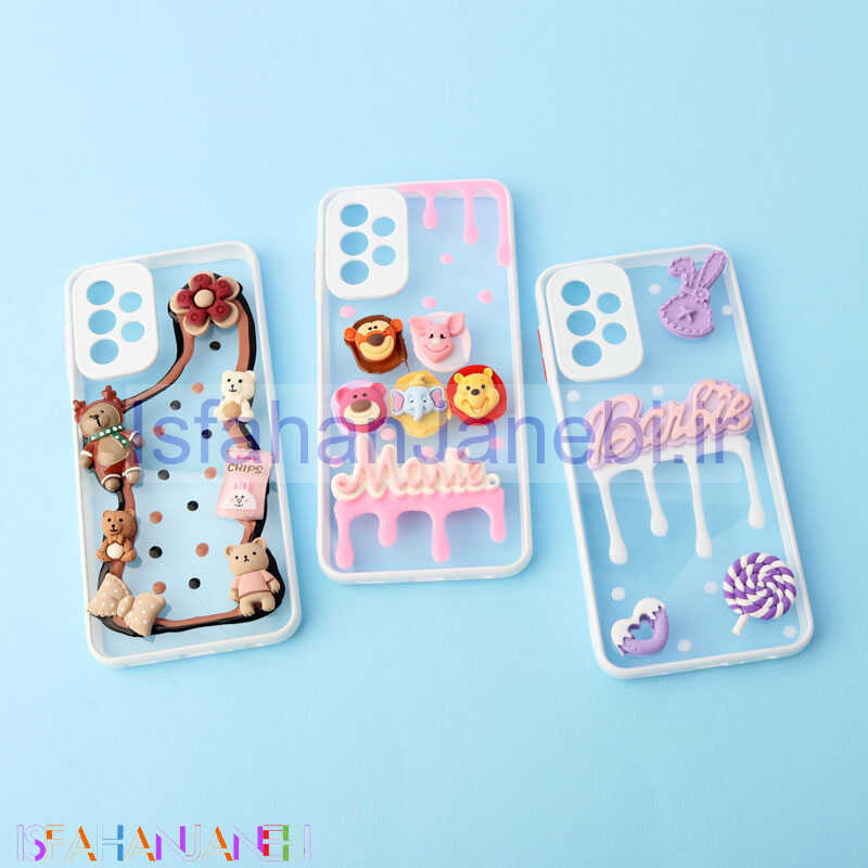 اصفهان جانبی-قاب شفاف عروسکی برجسته محافظ لنزدار Samsung Galaxy A23