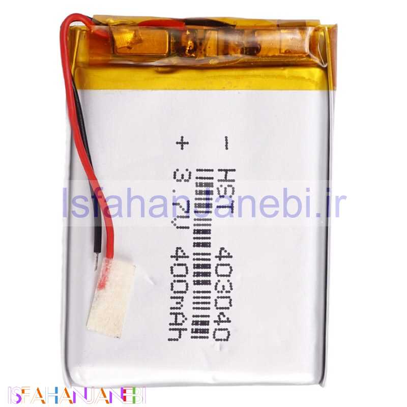 اصفهان جانبی-باتری لیتیوم 400mAh 4*30*39mm 403040
